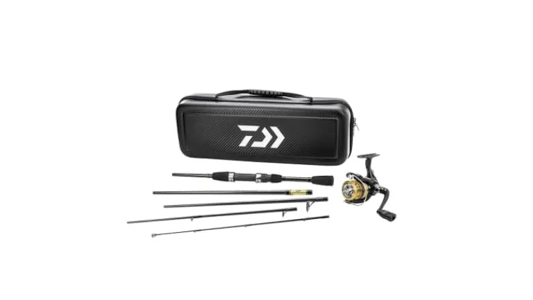 Daiwa Carbon Case Travel Pre-Mounted Freshwater Spinning Combo