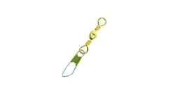 Eagle Claw Barrel Swivels w/Safety Snap