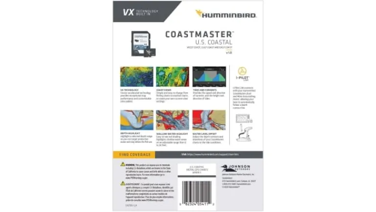 Humminbird CoastMaster Digital GPS Charts