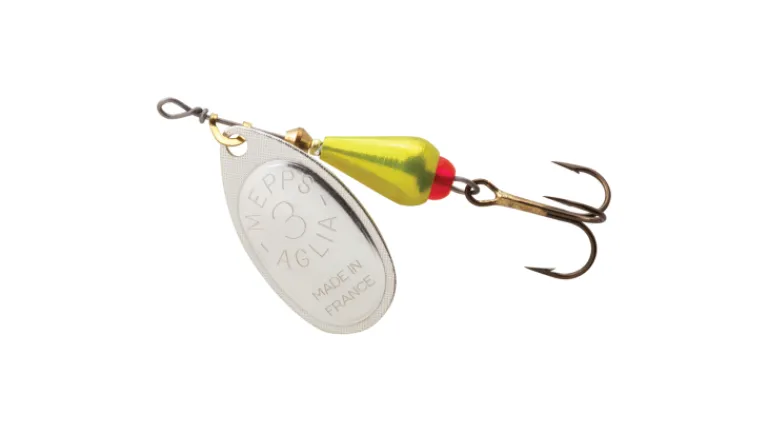 Mepps Aglia Brite Plain Treble Spinners