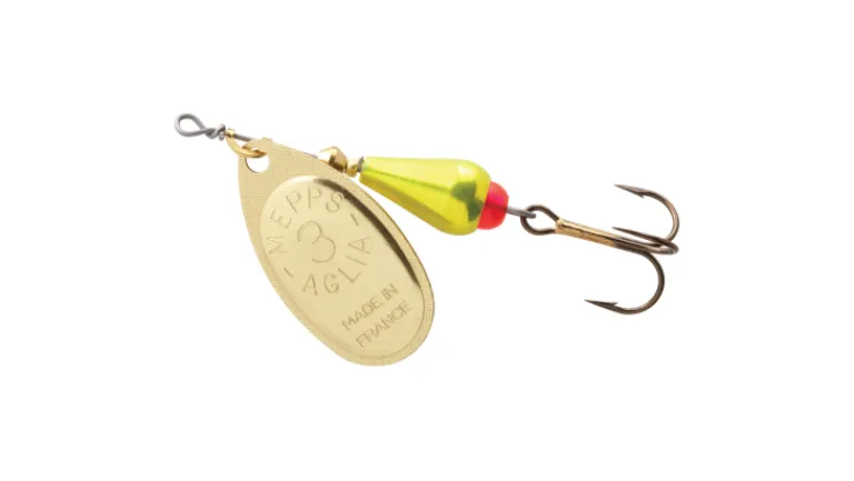 Mepps Aglia Brite Plain Treble Spinners