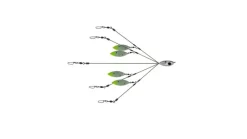 Picasso School-E-Rig Bait Ball Umbrella Rig