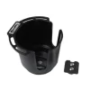 Scotty 311-BK Drink Holder w/Bulkhead Gunnel Mount