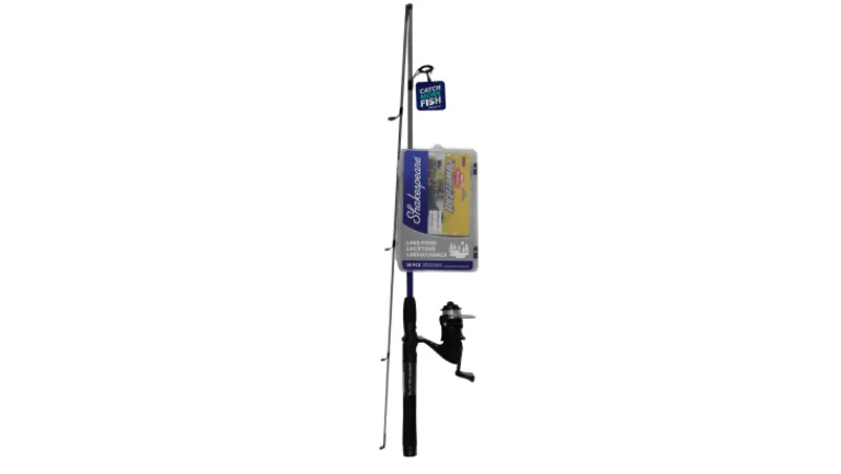 Kids Shakespeare Catch More Fish Lake/Pond Spinning Combo