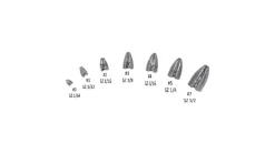 Water Gremlin Bull-Shot Bullet Shaped Split Shot Sinkers